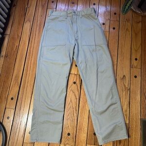 Men's Beige Fatigue Pants
